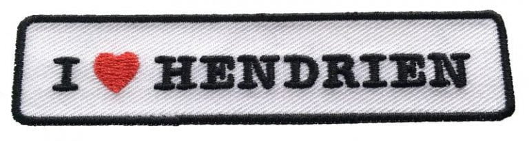 Kiel embleem Hendrien (10x2cm)