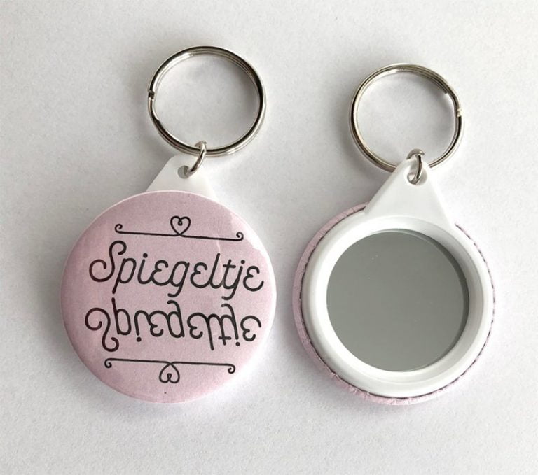 Hanger met spiegeltje - Spiegeltje Spiegeltje  (4,5cm)