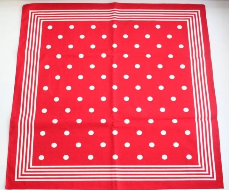 Brabantse en Oeteldonkse boerenzakdoek hip (ca. 62x62cm omgezoomd)