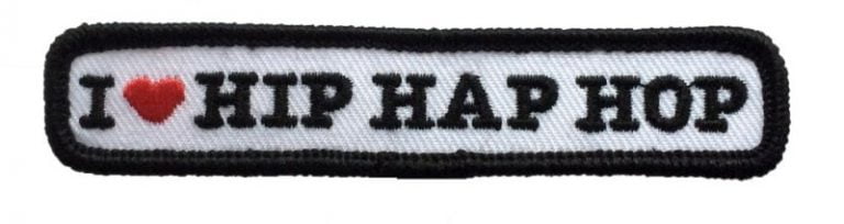 Kiel embleem Hip Hap Hop (10x2cm)