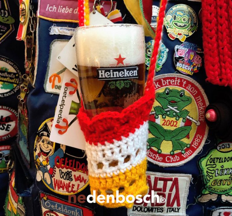 Bierhanger met halskoord