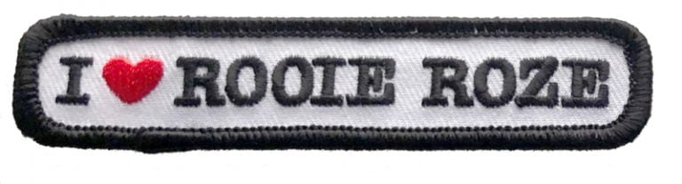 Kiel embleem Rooie Roze (10x2cm)