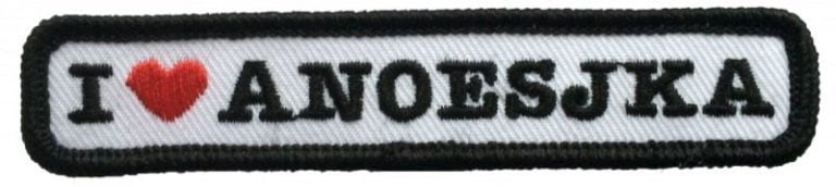 Kiel embleem Anoesjka (10x2cm)