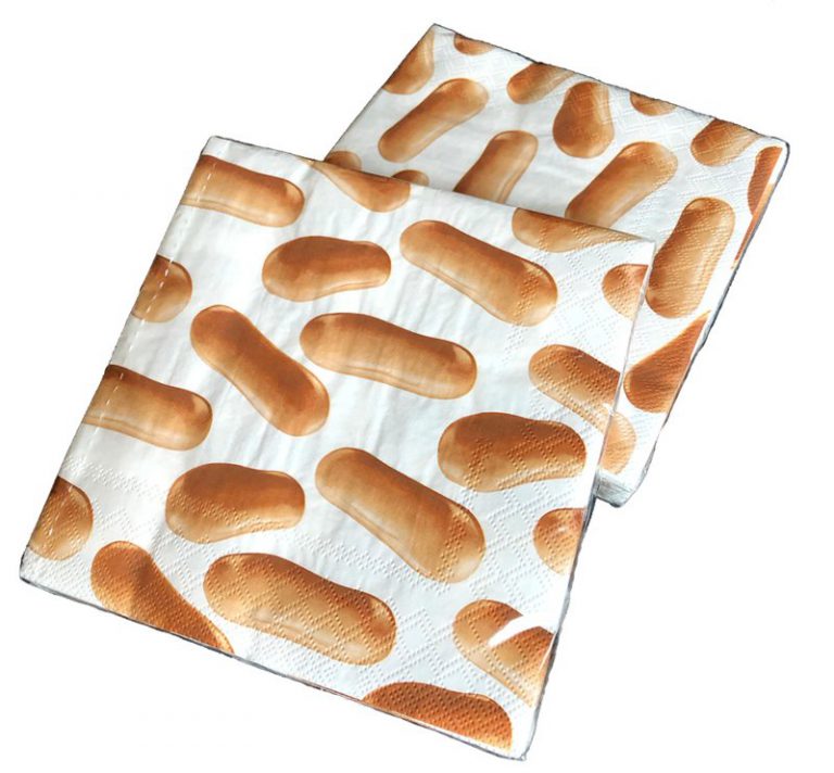 Worstenbrood Servetten (Pak 20 stuks)